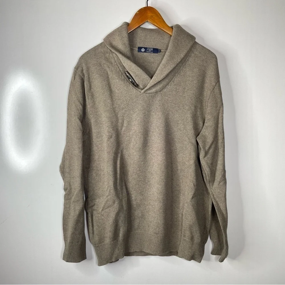 J. Crew 100% Cotton Tan Sweater Size‎ Medium